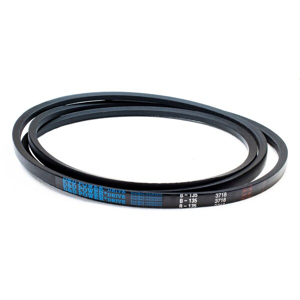 D&D B135 Classical V-Belt, 138 in Outside Length, 21/32 in Top Width, 1 Ribs B135 - main